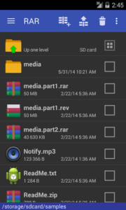 تحميل برنامج فتح الملفات المضغوطه RAR for Android للاندرويد